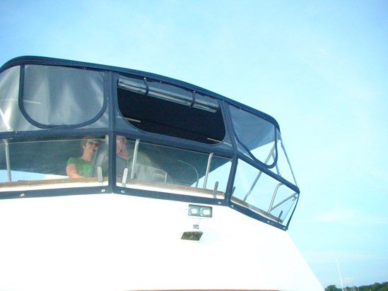 Our wonderful overnight stay on the boat in Larchmont NY, 2008