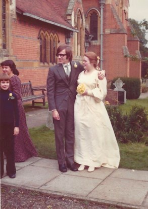 Just married 1974