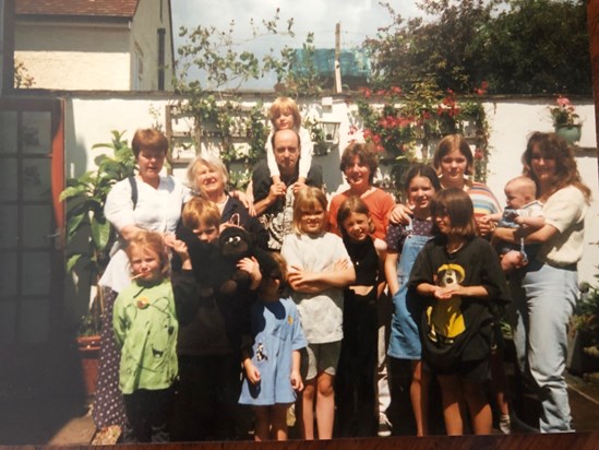 Nisi & Mum & all family Farnham 1997   