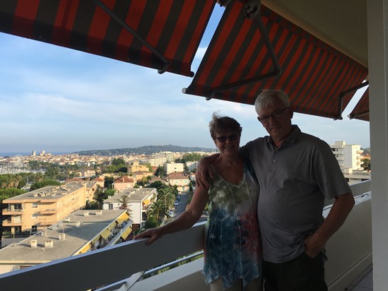 Denise and John at Antibes July 27 2016 