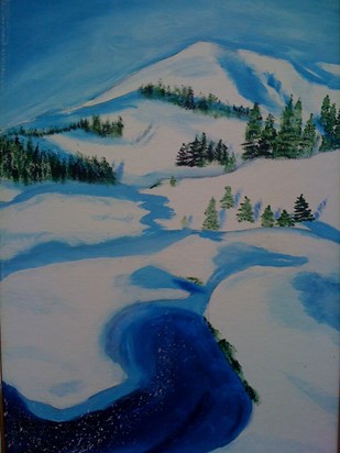 Mount Hood, an original oil by Bob Vanderham