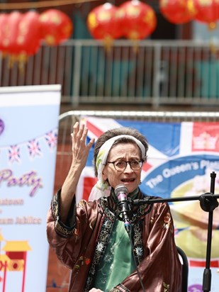 Storytelling: QuYuan - at the Queen's Platinum Jubilee Street Party in London Chinatown 2022