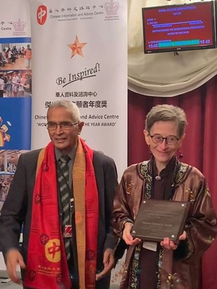 Chinese Information and Advice Centre Lifetime Achievement Award 2021