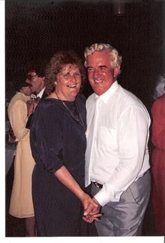 Dancing at Silver Wedding in 1985