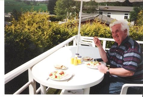 Lunch at the Chalet in May 97