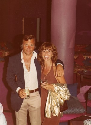 George and Jill Hill 20th Wedding Anniversary Marbella     August 1979