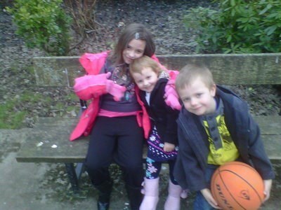 Tiernan with his sisters xxx