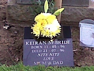 To your resting place we visit, place flowers there with care, but no-one knows our heartache when w