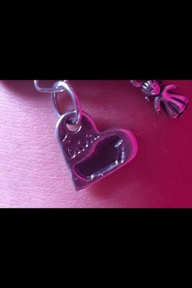 Daddy's Present For Mummy.... Your Footprint On A Charm <3