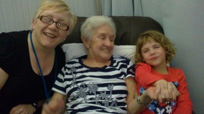 three generations...Nan, Granny and Grand Daughter