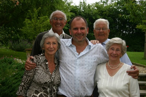 June 2008 - Afternoon in our garden with Eileen & Graham