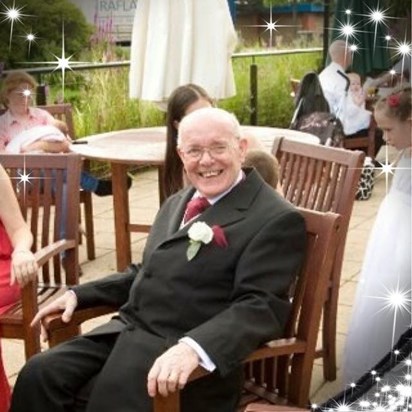 Grandad at my wedding 2011