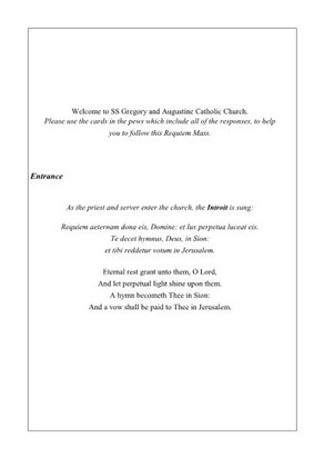 Order of Service Page 3