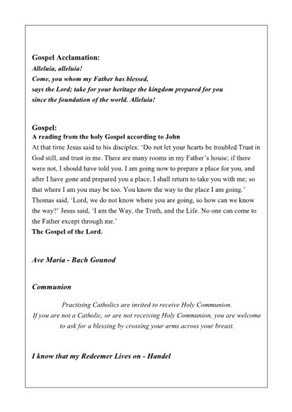 Order of Service Page 5