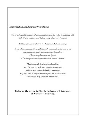 Order of Service Page 6