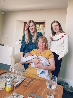 Evie and Alice with Ingrid - three generations of your girls Mum! 