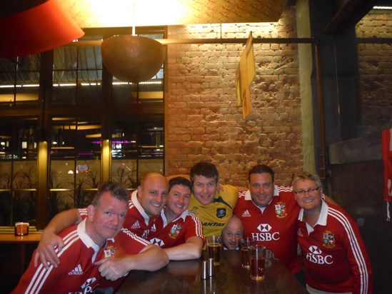 One more of Conor and the boys before the Lions 2nd test in Melbourne 2013