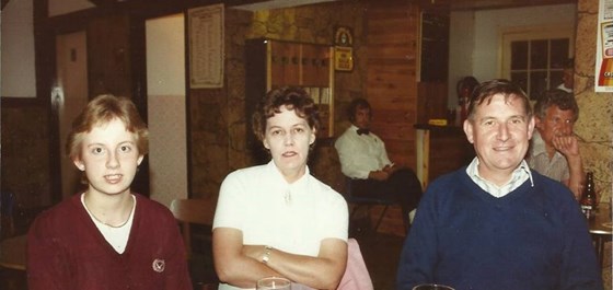 mum me and dad, on holiday in 1982