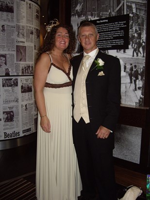 Taken a week after our wedding at Vinny's son's wedding xx