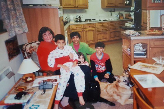 Granny Susan with the Cox Family (1998)