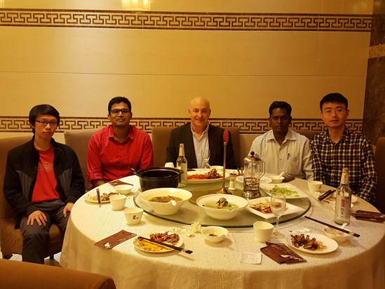 Dinner with Alan in Suzhou, China (May 2016)