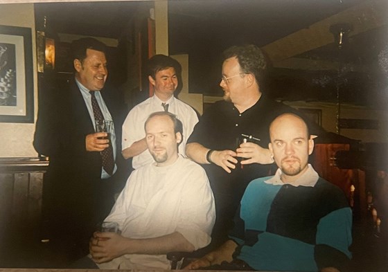 Taken around 1997, after work drink from Waterstone’s. 