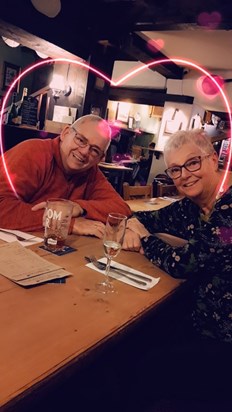 Gran and Grandad at their golden wedding anniversary