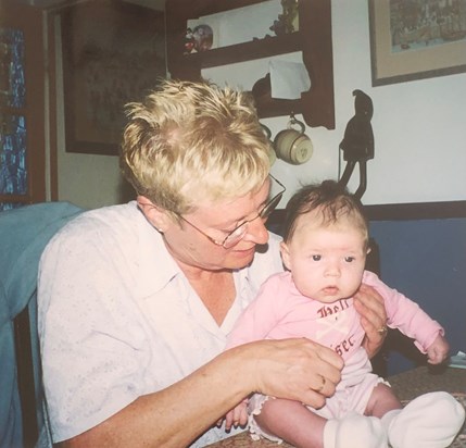 Gran and little Beccy 