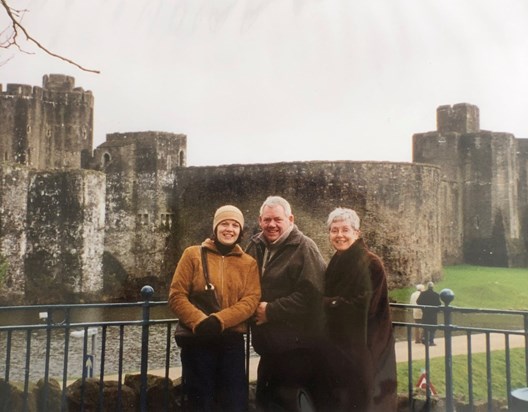 Family trip to Caerphilly Castle 