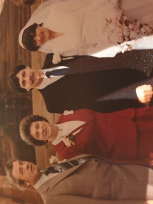 Beautiful memories of a beautiful day. Mine and Karen's wedding day 29th October 1982. We had a lovely day. Mum and dad always loved never forgotten xx