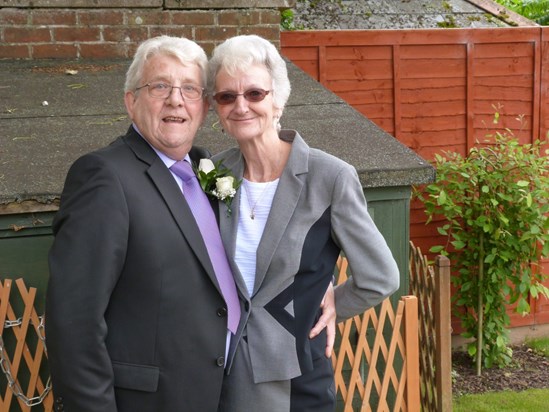 Mum and dad at Bethany and Tom's wedding 💑 