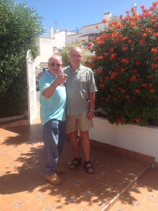 John and my brother Alan Best in Spain. They are now together again. God bless them both inbound4758499282174470006