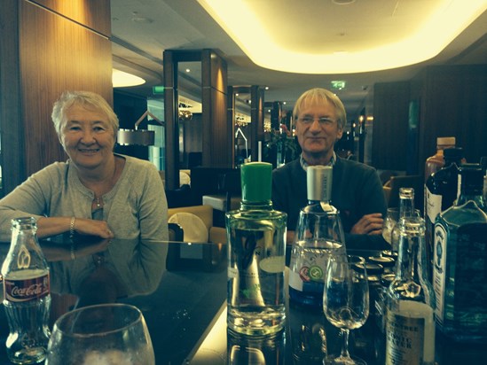 Gin tasting experience at the Sheraton Hotel for Dad's Birthday xx