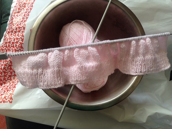 Betty's beautiful knitting