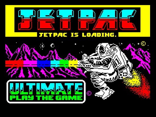 zx Jetpac 1983 Ultimate Play The Game 16K