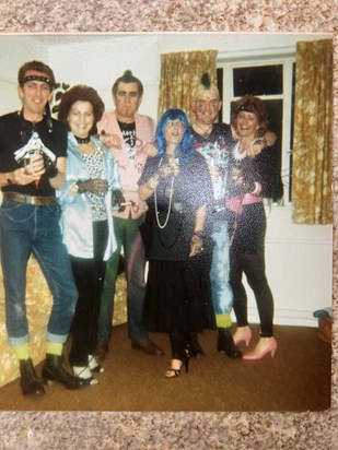 A ‘punk’ night during Staff College days. IMG 2996