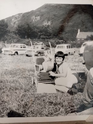 Tresaith Beach , Summer 1971