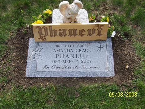 Amanda's marker was put in today!!