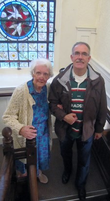 Mum & Peter at Stanton Hall January 2012