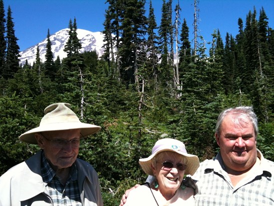 Uncle Fred & Auntie Betty at Mount Rainier