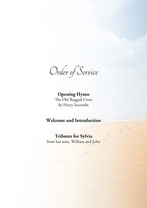 Order of Service   Page 2