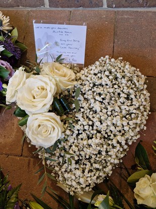 Flower tributes