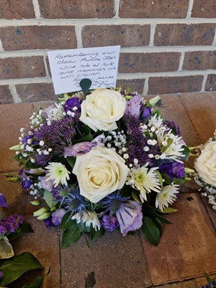 Flower tributes