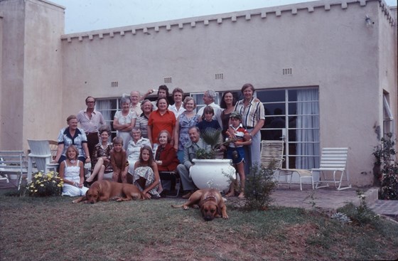 A family gathering at the Warren's in Chartwell, SA