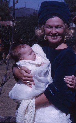 Joy holding Joanne