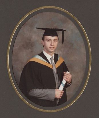 A Proud Day - John Summerbell graduated with BSc in Physiotherapy from Royal London Hospital 1986