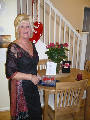 San aged 60 ... on Valentines night 2008... What a beauty  : )