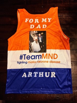 My first half marathon in memory of my amazing Dad, my inspiration, my hero. 