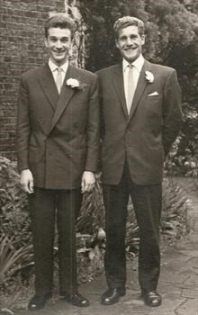 Dad with best man Vic