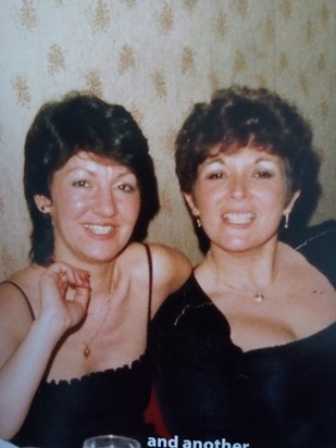 Me and Jeanette in our 30s a blast from the past